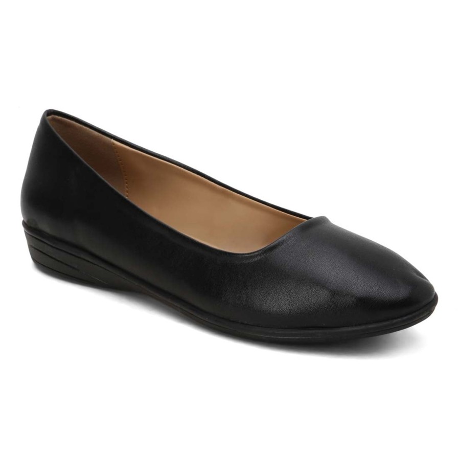 Women Paragon Footwear | Women'S Solea Plus Black Casual Shoes ...