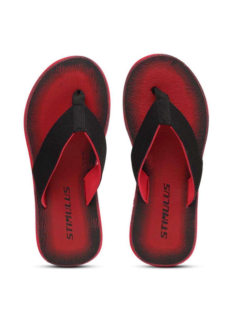 Paragon chappal 2024 red black