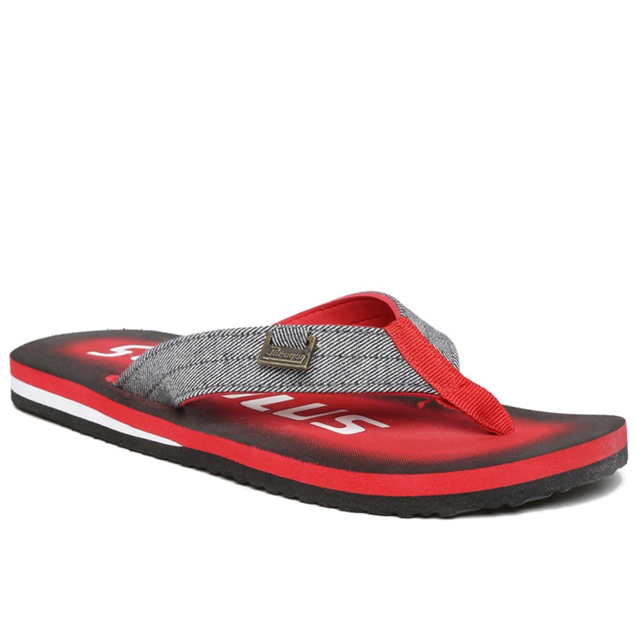 Men Paragon Footwear Men S Red Stimulus Flip Flops Josephsneaker